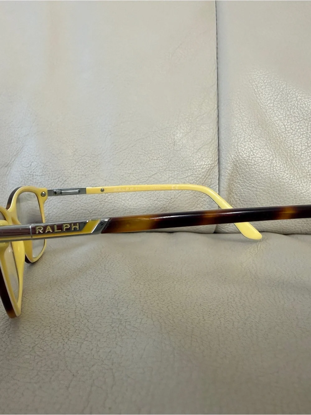 Ralph Lauren Women's Tortoiseshell Frame with Yellow Temples